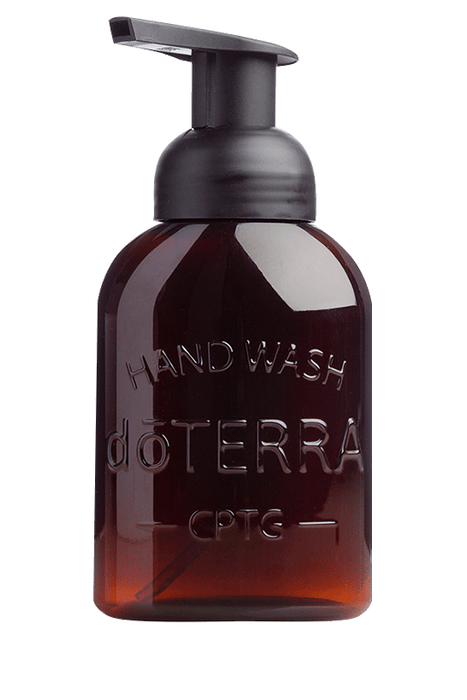 doTERRA borostyánszínű adagolóüveg pumpával