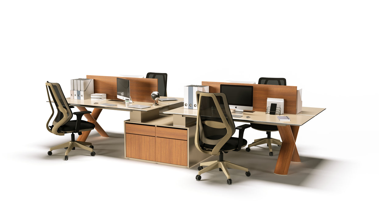 Wieno 4 személyes munkaállomás (több méret)