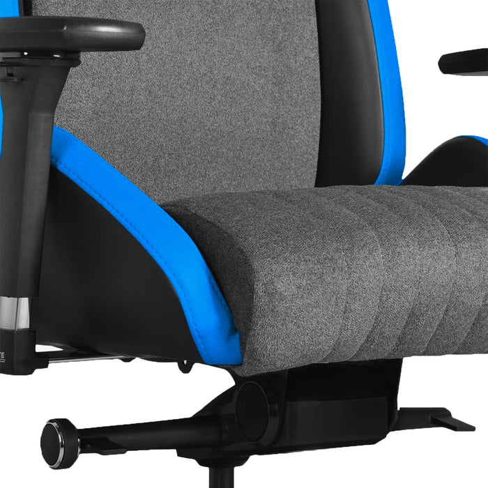 ALTAY Business gamer szék, sínesen állítható nyakpárna, integrált deréktámasz, 4D kartámasz, prémium szövet - kék műbőr betét