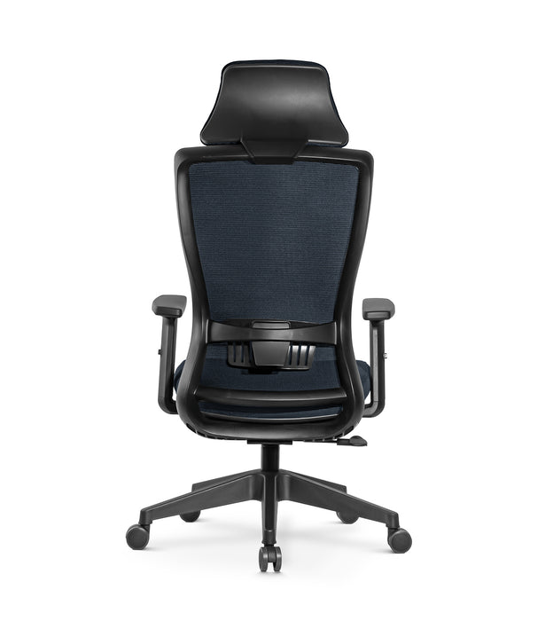 Alya ergonomikus irodai forgószék fejtámasszal, állítható deréktámasszal, dönthető háttámlával