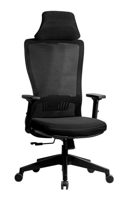 Alya_ergonomikus_irodai_forgoszek_fekete_3DAIR_mesh_halo_dontheto_hattamla_fejtamasszal_allithato_derektamasszal_fekete_csillagtalp_DELUZZO