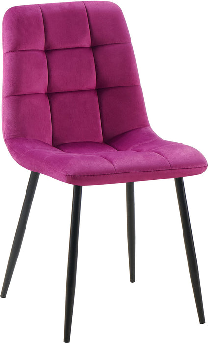 Antibes_etkezoszek_lila_barsony_szovet_huzattal_fekete_fem_lab_Deluzzo