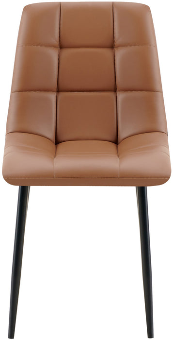 Antibes_etkezoszek_sargasbarna_mubor_huzattal_fekete_fem_labbal_Deluzzo