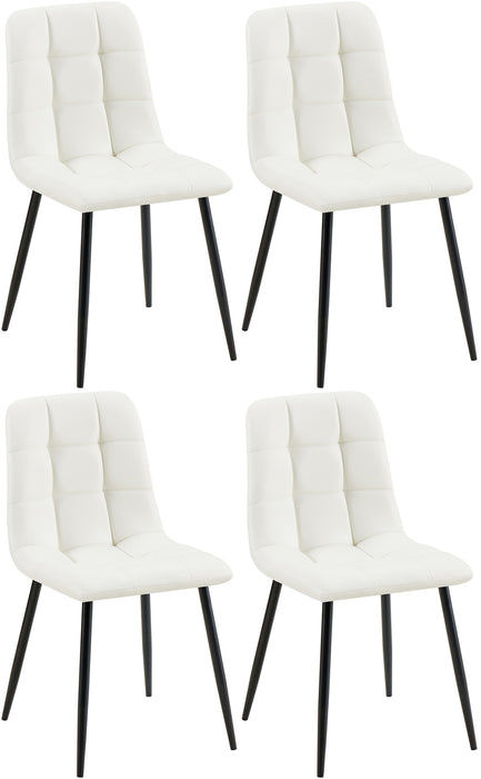 Antibes_feher_mubor_etkezoszek_4db_ szett_fekete_femlab_Deluzzo