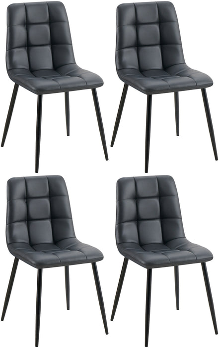 Antibes_fekete_mubor_etkezoszek_4db_ szett_fekete_femlab_Deluzzo