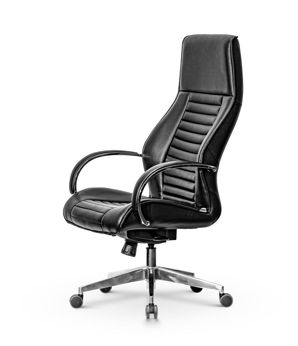 Azzone magas háttámlás műbőr irodai vezetői szék, 200 Kg-ig