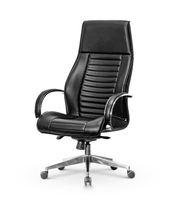 Azzone magas háttámlás műbőr irodai vezetői szék, 200 Kg-ig