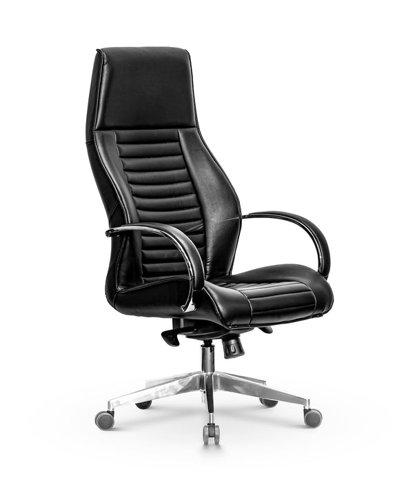 Azzone magas háttámlás műbőr irodai vezetői szék, 200 Kg-ig