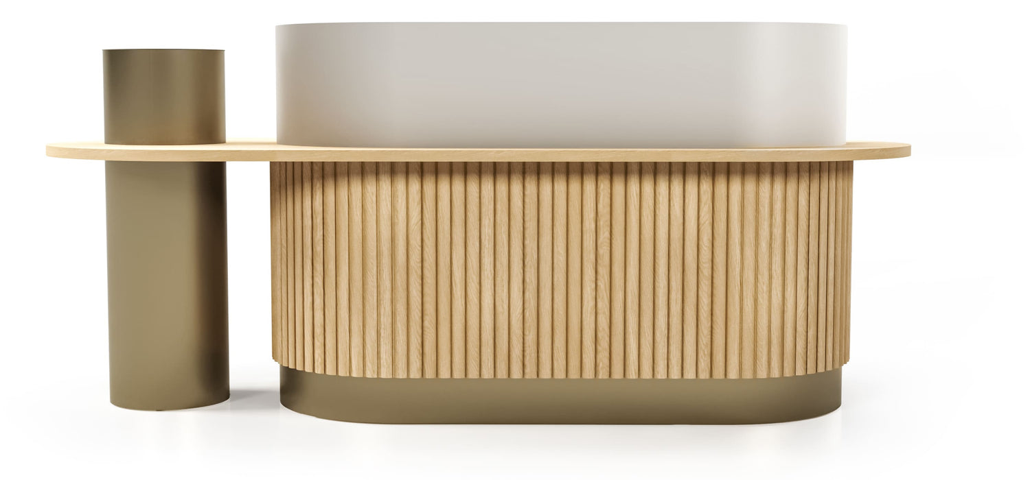 Brass recepciós pult