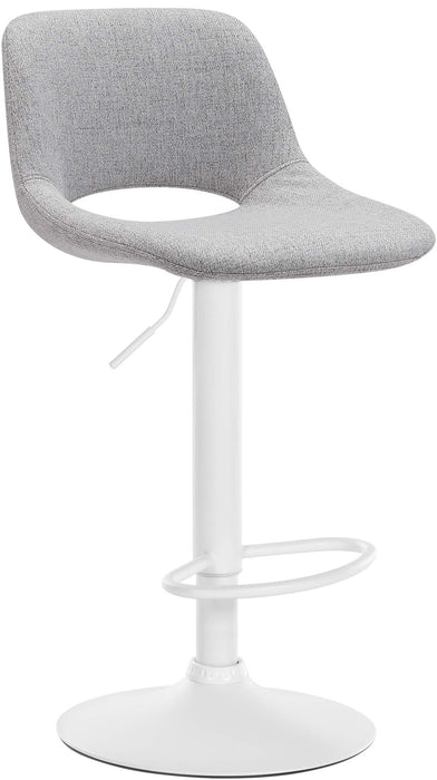 Camden_barszek_szurke_szovet_huzattal_allithato_feher_labbal_Deluzzo