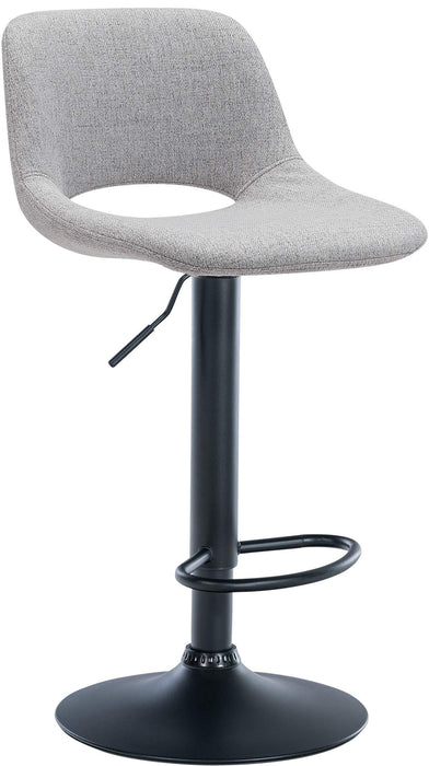 Camden_barszek_szurke_szovet_huzatt_alallithato_fekete_labbal_Deluzzo