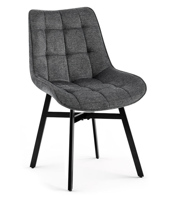 Colby_sotetszurke_szovet_etkezoszek_fekete_fem_lab_Deluzzo