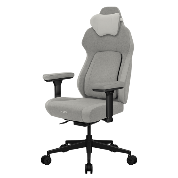 Gamer szék ThunderX3 CORE Smart, Loft (szövet) világos szürke