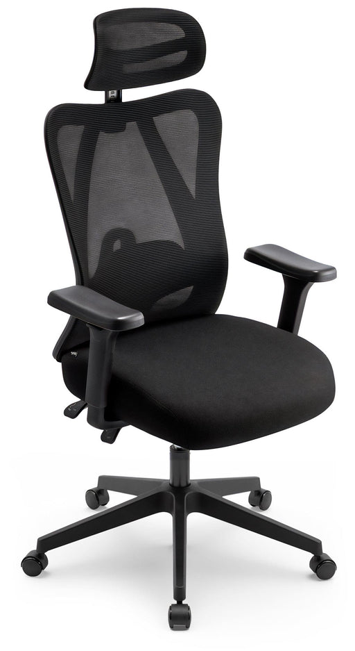 Elisha_ergonomikus_irodai_forgoszek_fekete_mesh_Deluzzo