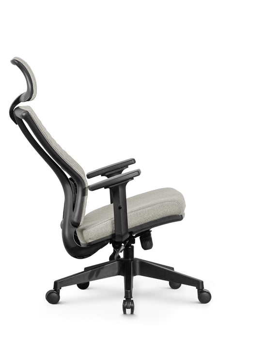 Ello ergonomikus szövet irodai forgószék deréktámasszal, fejtámasszal