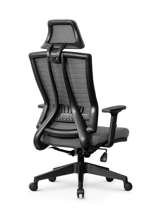 Ello ergonomikus szövet irodai forgószék deréktámasszal, fejtámasszal