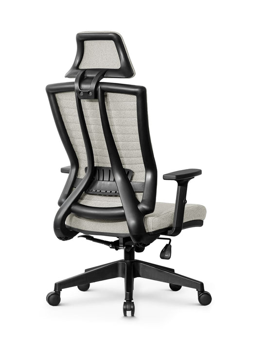 Ello ergonomikus szövet irodai forgószék deréktámasszal, fejtámasszal