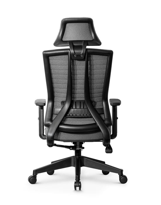 Ello ergonomikus szövet irodai forgószék deréktámasszal, fejtámasszal