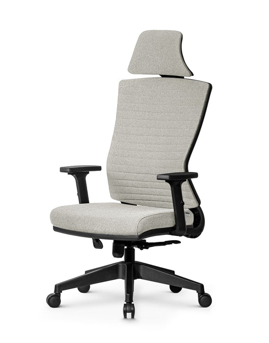 Ello ergonomikus szövet irodai forgószék deréktámasszal, fejtámasszal