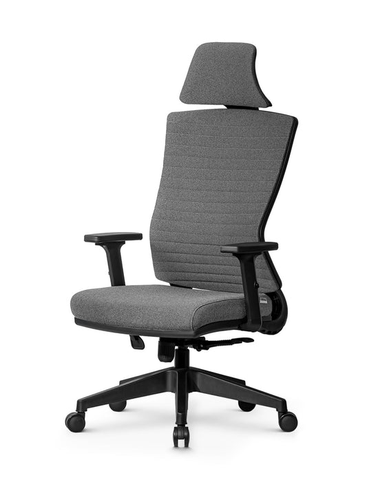 Ello ergonomikus szövet irodai forgószék deréktámasszal, fejtámasszal