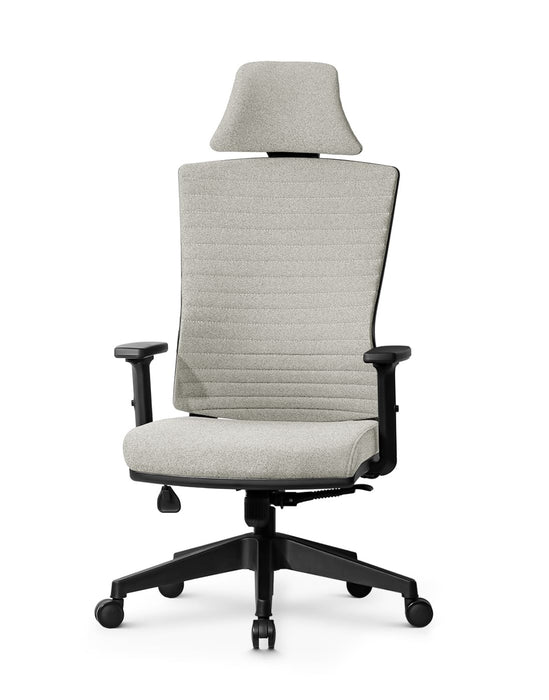 Ello ergonomikus szövet irodai forgószék deréktámasszal, fejtámasszal