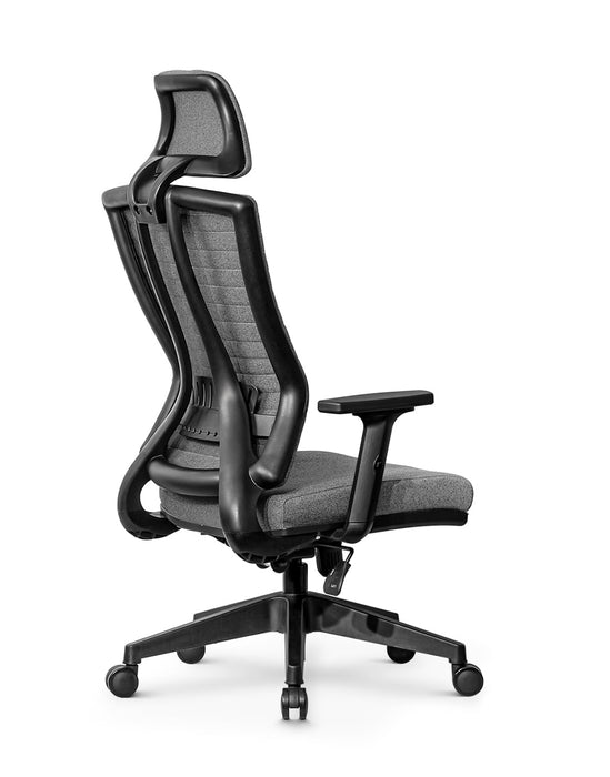 Ello ergonomikus szövet irodai forgószék deréktámasszal, fejtámasszal