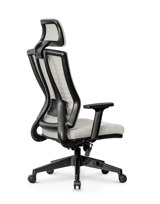 Ello ergonomikus szövet irodai forgószék deréktámasszal, fejtámasszal