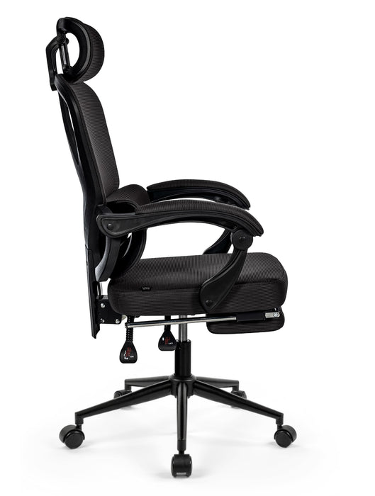 Gander ergonomikus hálós irodai szék lábtartóval