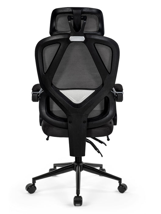 Gander ergonomikus hálós irodai szék lábtartóval
