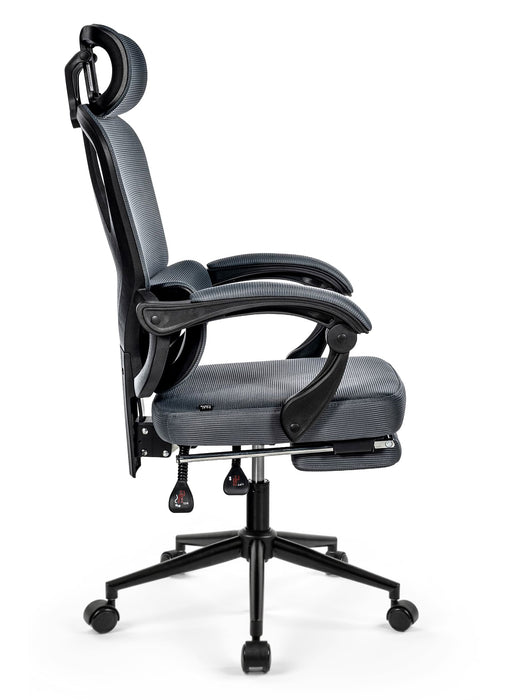 Gander ergonomikus hálós irodai szék lábtartóval