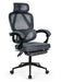 Gander_ergonomikus_szurke_halos_irodai_szek_labtartoval_fekete_fem_csillagtalp_Deluzzo