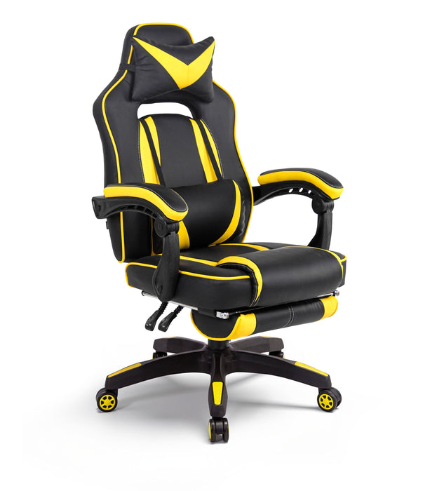Heat_irogai_gamer_szek_sarga_fekete_mubor_Deluzzo
