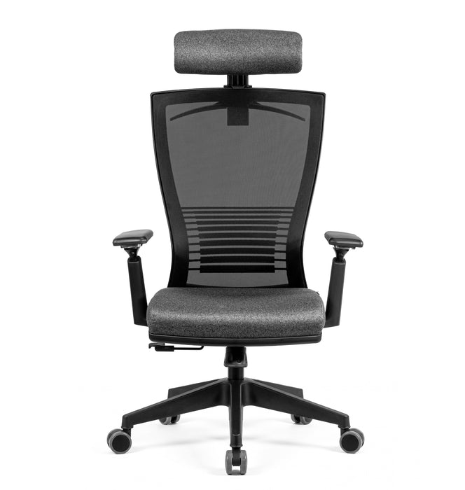 Hector ergonomikus magas háttámlás irodaszék vállfával, 3D kartámasz, 140kg