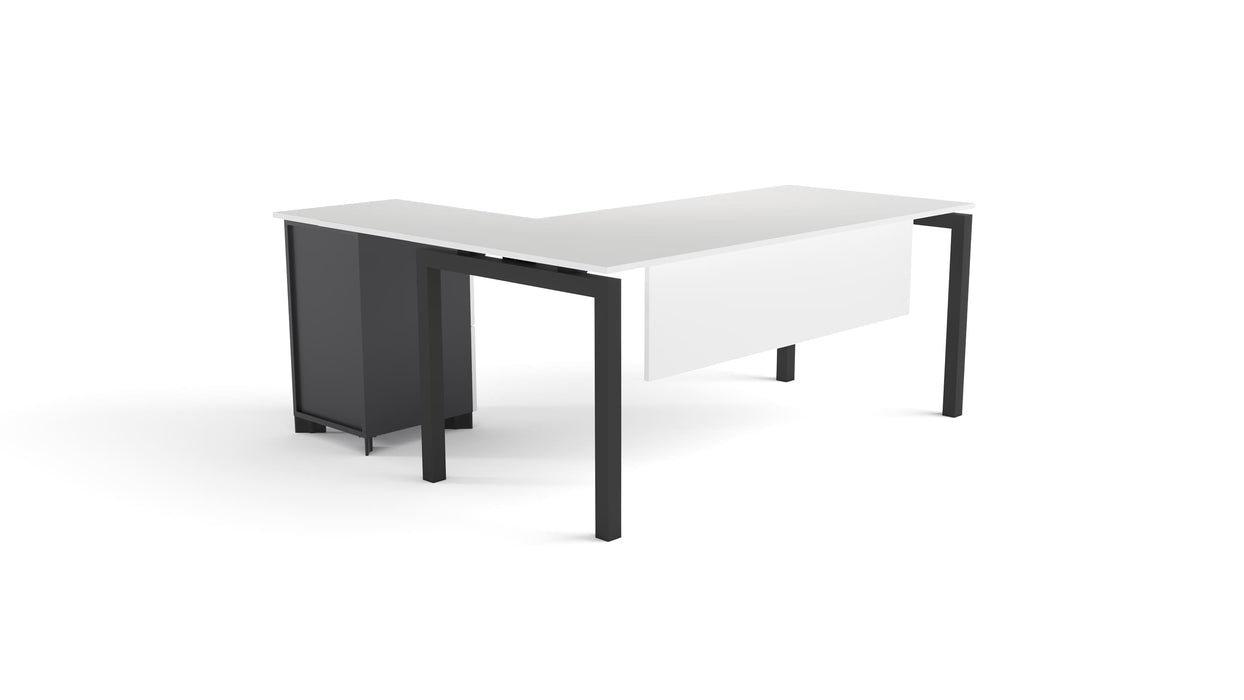 Gera L-alakú íróasztal