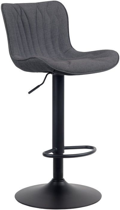 Linus_barszek_szurke_szovet_huzattal_allithato_fekete_labazat_Deluzzo