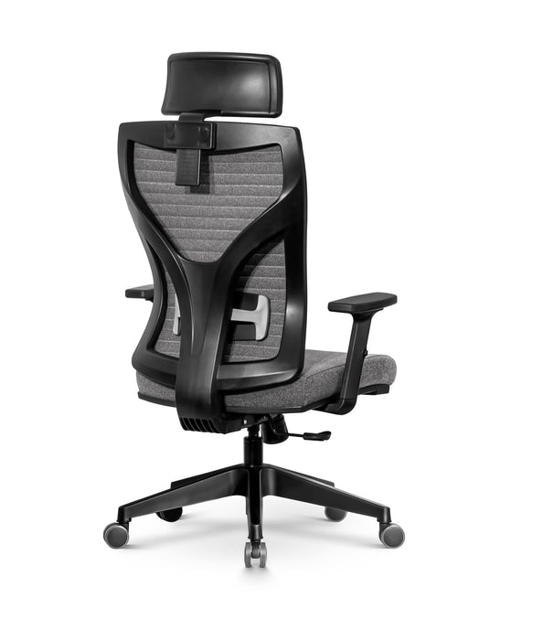 Lion ergonomikus szövet irodai forgószék állítható deréktámasz, emelhető fejtámla, 2D kartámasz