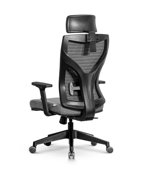 Lion ergonomikus szövet irodai forgószék állítható deréktámasz, emelhető fejtámla, 2D kartámasz