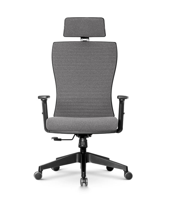 Lion ergonomikus szövet irodai forgószék állítható deréktámasz, emelhető fejtámla, 2D kartámasz