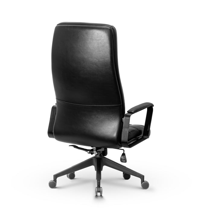 Mezzo elegánsan steppelt XXXL irodai forgószék magas háttámlával, műbőr, 180 kg teherbírás