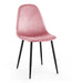 Napier_rozsaszin_barsony_etkezo_irodai_szek_fekete_fem_lab_Deluzzo