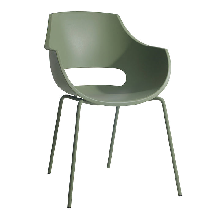 OPAL-ML_Pro_zold_muanyag_kulteri_szek_zold_fem_lab_Deluzzo