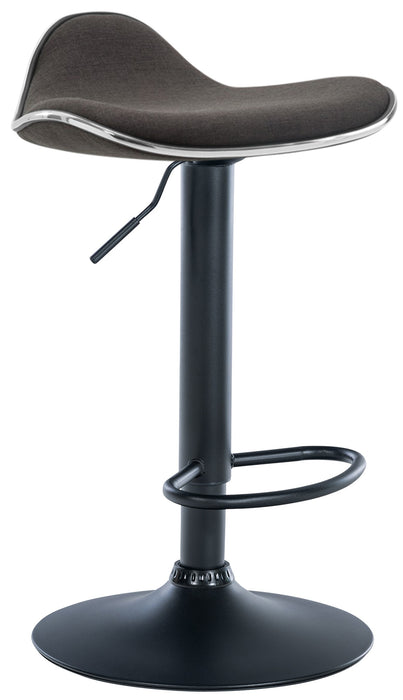 Shanghai_barszek_sotetszurke_szovet_huzattal_allithato_fekete_labazattal_Deluzzo