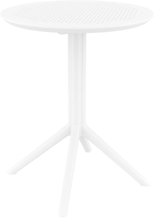 Sky_kulteri_feher_osszecsukhato_kor_alaku_asztal_Deluzzo