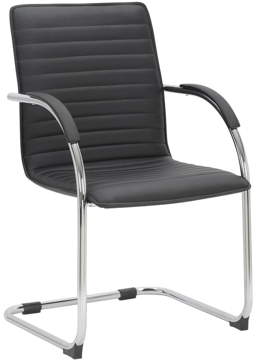 Tira_fekete_mubor_ivelt_krom_szankotalpas_karfas_targyaloszek_Deluzzo