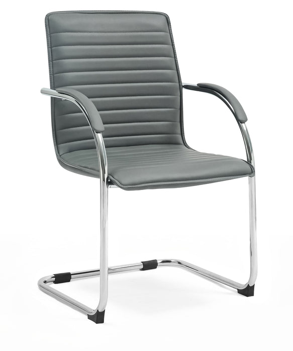 Tira_ives_szankotalpas_szurke_mubor_targyaloszek_karpitozott_karfaval_krom_vazzal_Deluzzo