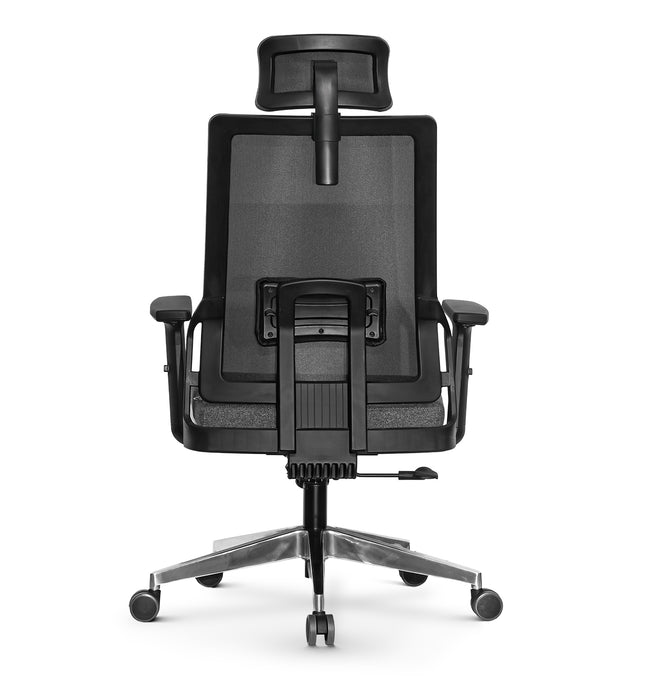 Tremezzo multifunkciós hálós irodai forgószék, állítható fejtámasz, karfa, deréktámasz, multiblokk mechanika, fém csillagtalp