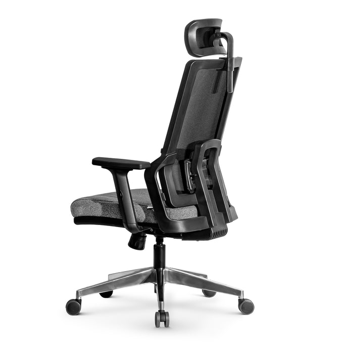 Tremezzo multifunkciós hálós irodai forgószék, állítható fejtámasz, karfa, deréktámasz, multiblokk mechanika, fém csillagtalp