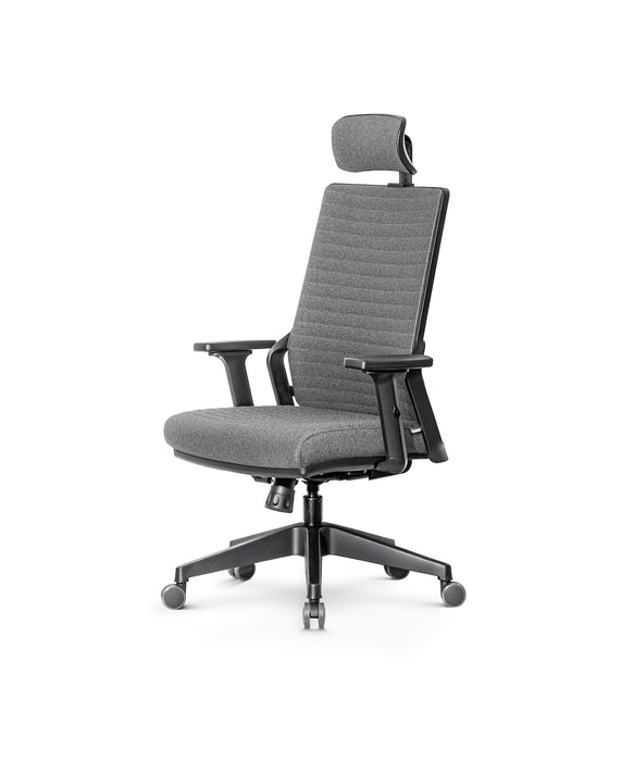 Tremezzo multifunkciós szövet irodai forgószék, állítható deréktámasz, 2D kartámasz, emelhető és dönthető fejtámla, multiblokk mechanika