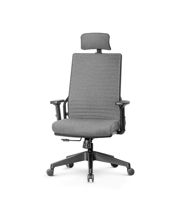 Tremezzo multifunkciós szövet irodai forgószék, állítható deréktámasz, 2D kartámasz, emelhető és dönthető fejtámla, multiblokk mechanika