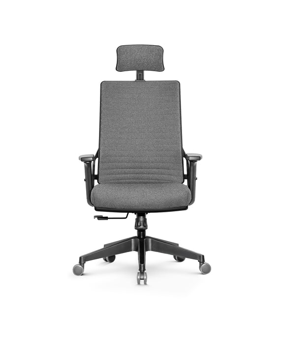 Tremezzo multifunkciós szövet irodai forgószék, állítható deréktámasz, 2D kartámasz, emelhető és dönthető fejtámla, multiblokk mechanika